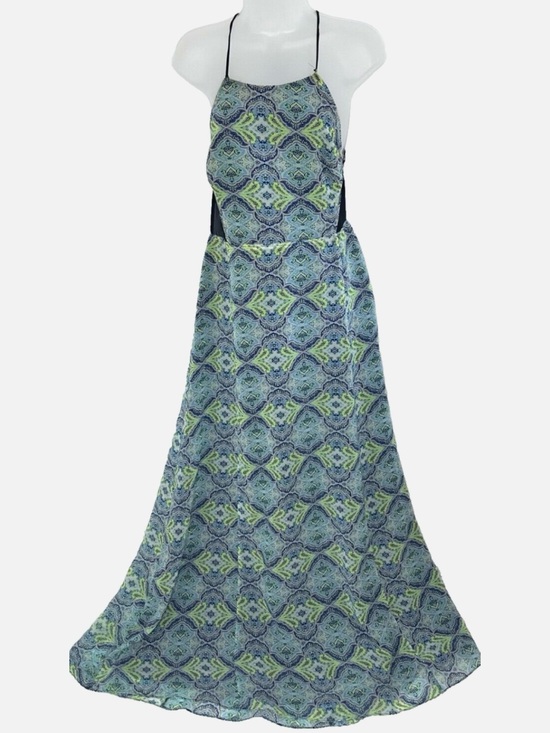 Victoria's Secret Dresses & Skirts - VTG Victoria's Secret Boho Paisley Halter Open
Back Maxi Dress Sz 4